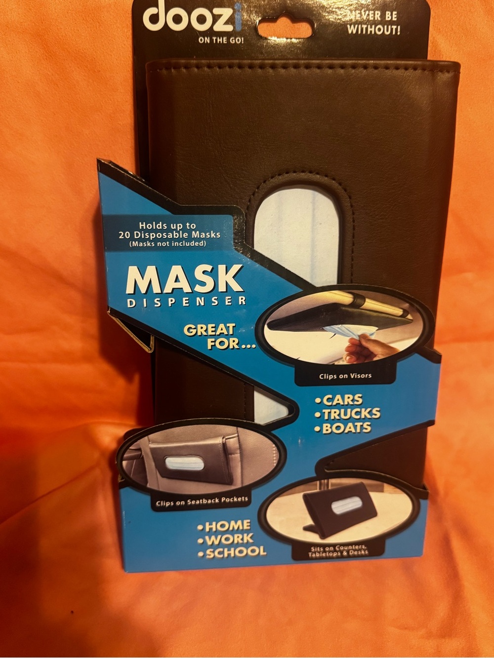 dooz Black Mask Dispenser Holder